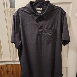Duluth Trading Co Men's Gray Polo Shirt - Large